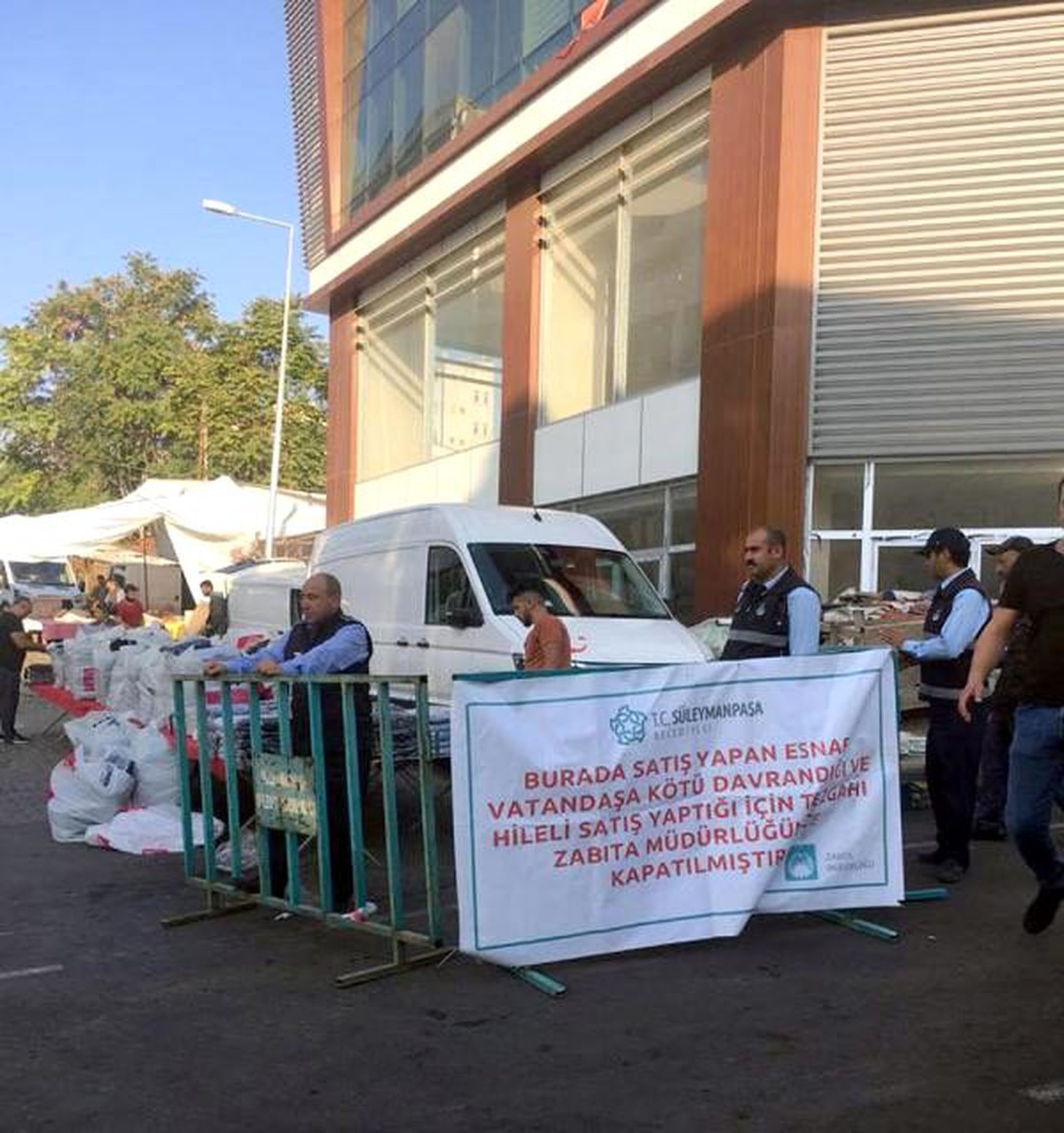 Hileli satış yapan 2 kişiye, pazardan men cezası