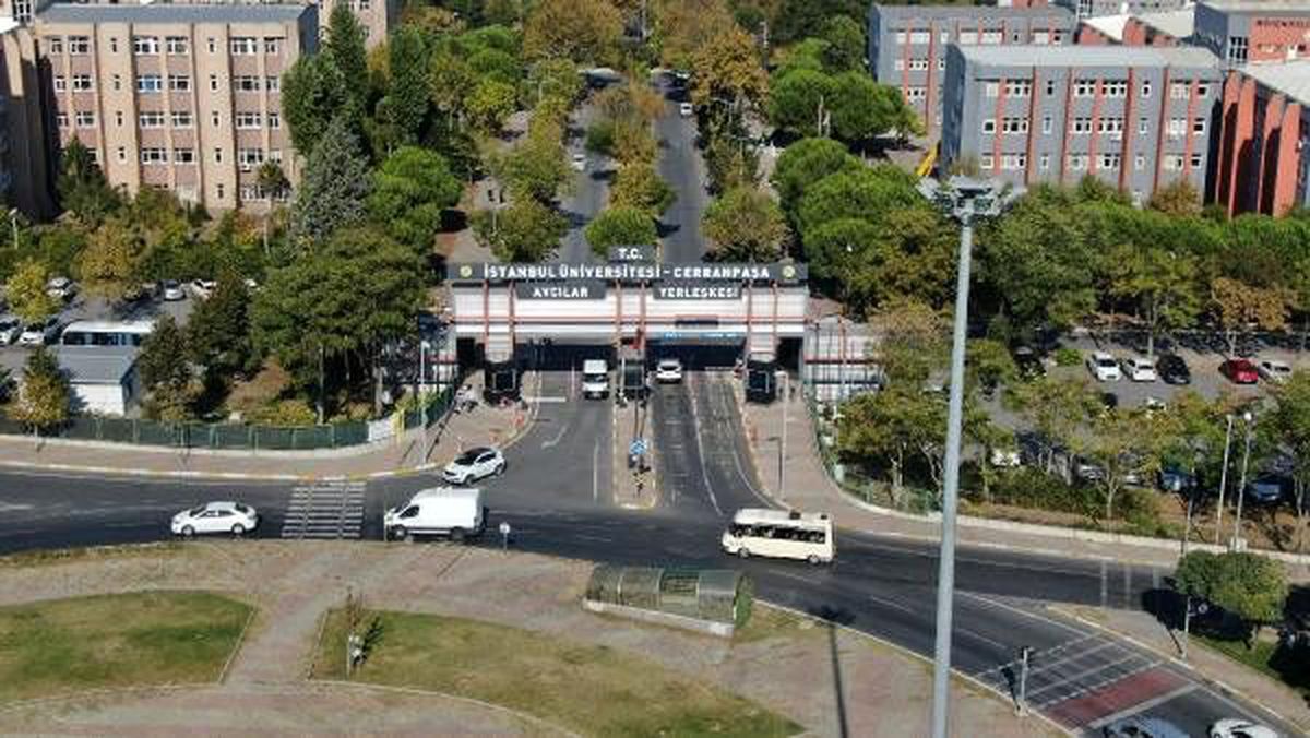 İstanbul üniversitesi cerrahpaşa\'daki hasar havadan görüntülendi