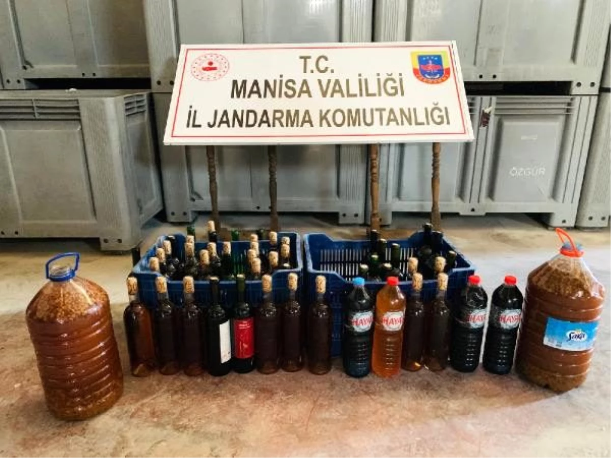 Manisa\'da 207 bin 750 litre kaçak üretim şarap ele geçirildi