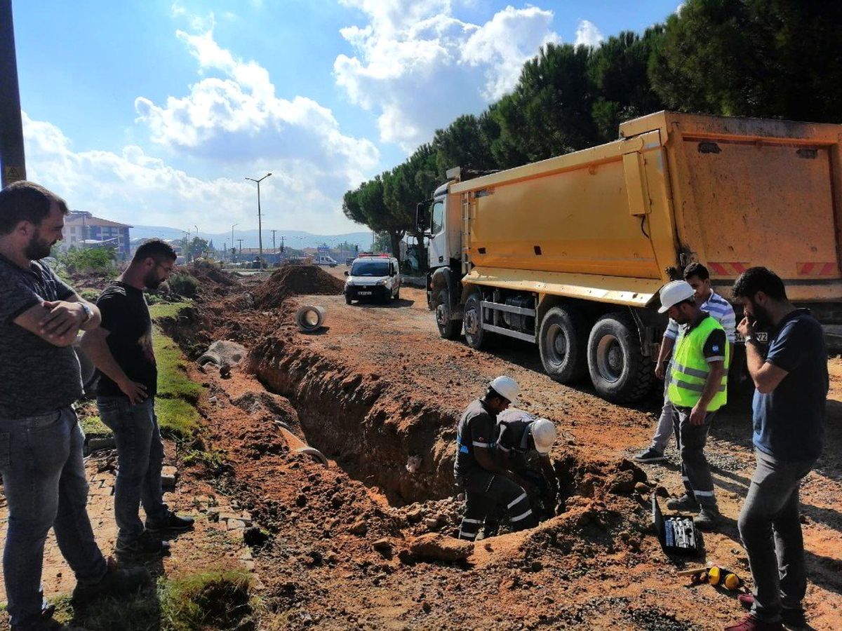 Muğla\'da doğalgaz hattı patladı
