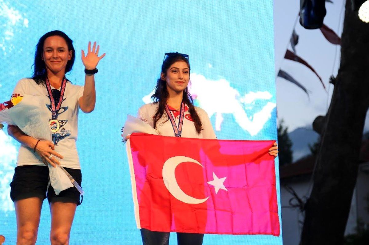 Olga Davydova, Serbest Dalış Dünya şampiyonu oldu