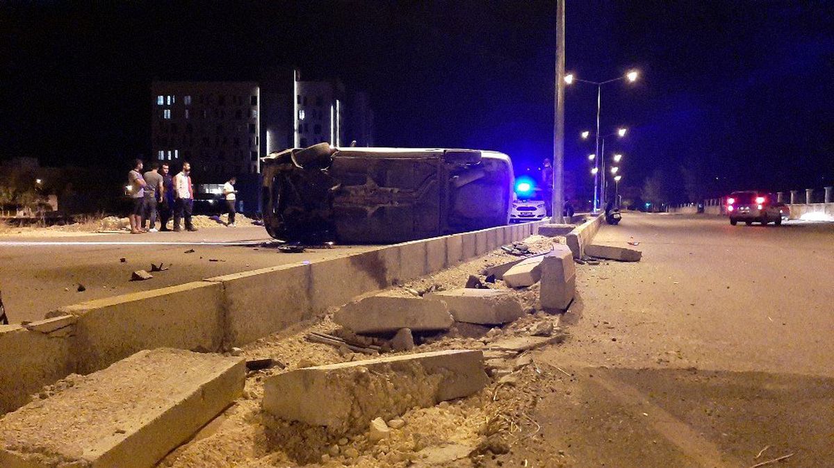 Otomobil takla attı: 6 yaralı