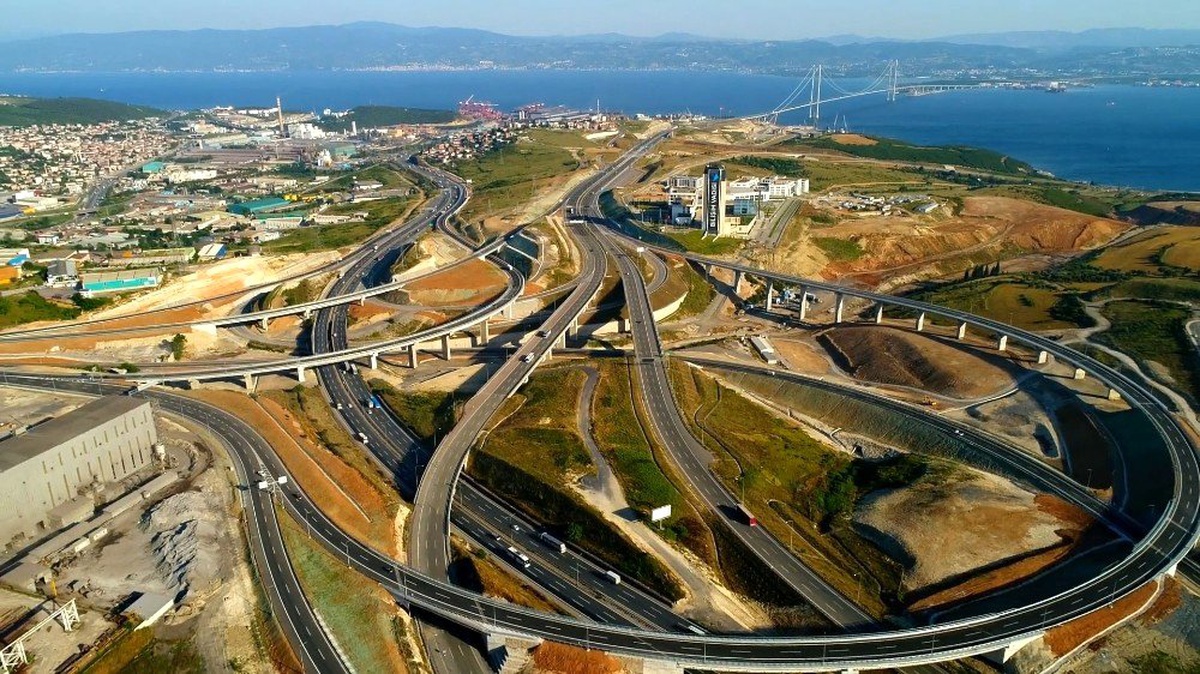 (özel) Kuzey Marmara Otoyolu\'nun yapım aşamaları böyle görüntülendi