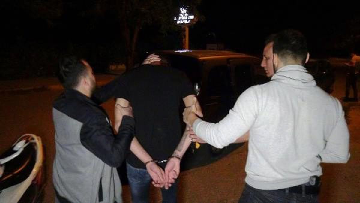 Polisi görünce kaçtı, statta saklanırken yakalandı