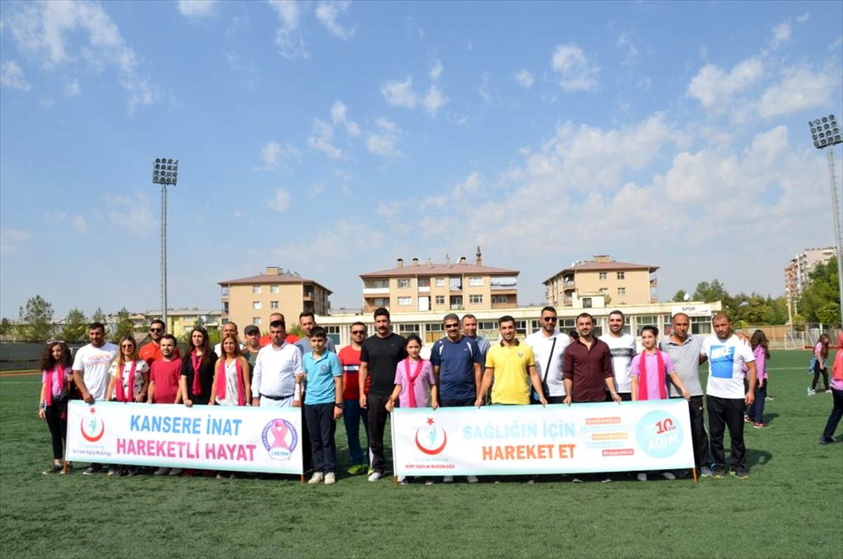 Siirt\'te sağlık için yürüyüş etkinliği