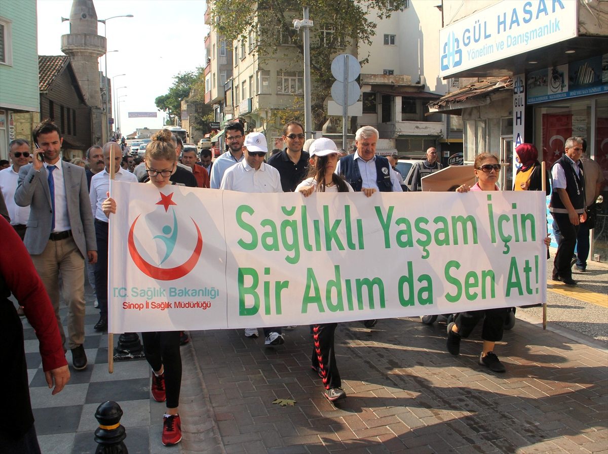 Sinop\'ta "Dünya Yürüyüş Günü" etkinliği