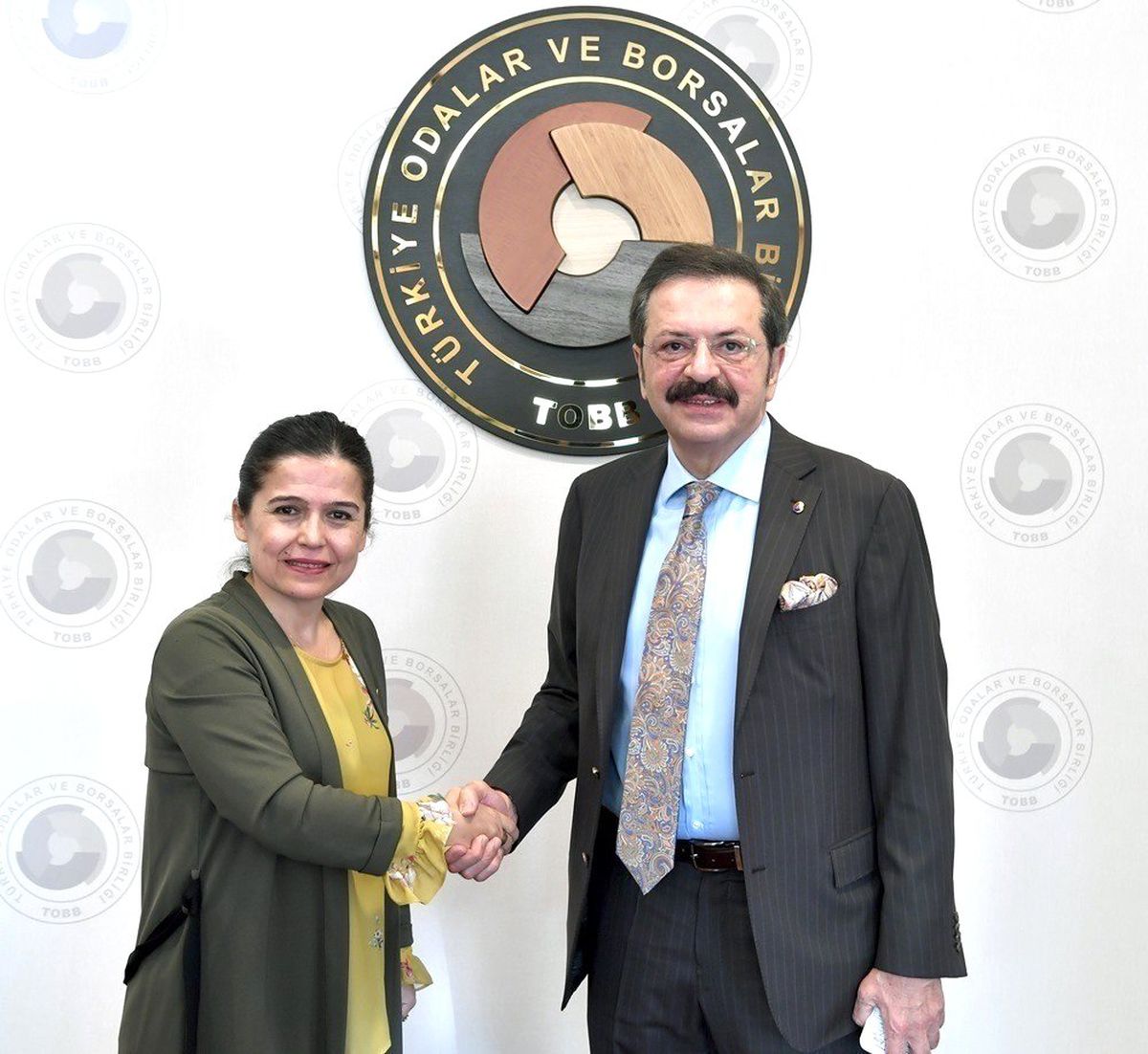 TOBB İl Kadın Girişimciler Kurulu, Hisarcıklıoğlu ile bir araya geldi