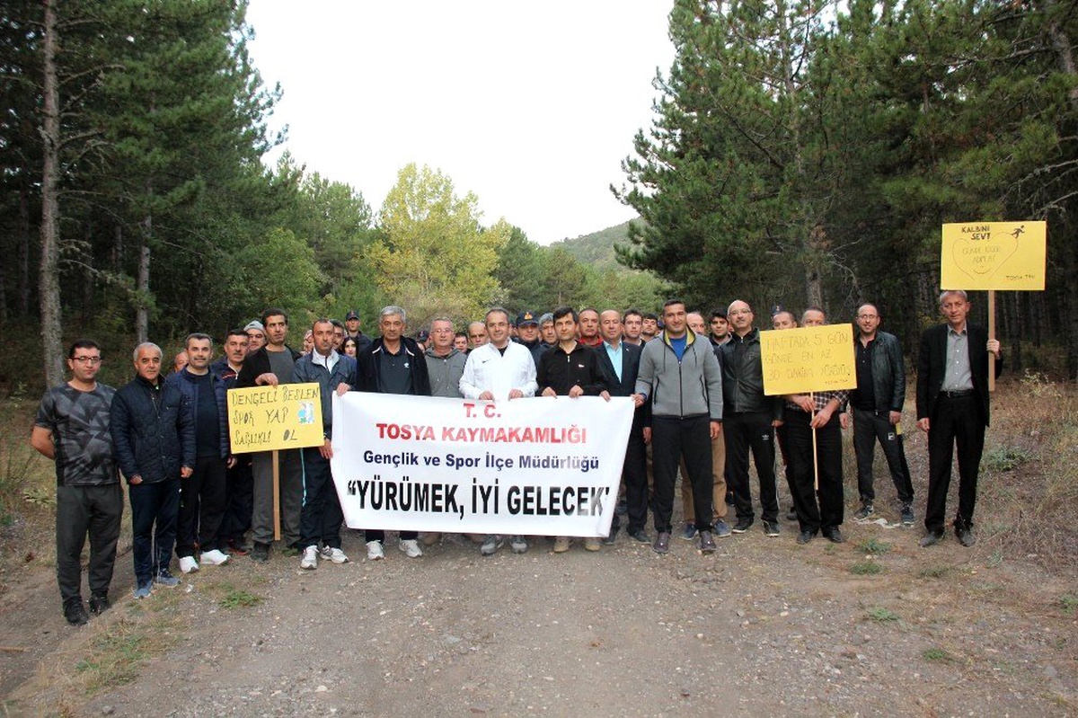 Tosya\'da Dünya Yürüyüş Günü etkinliği düzenlendi