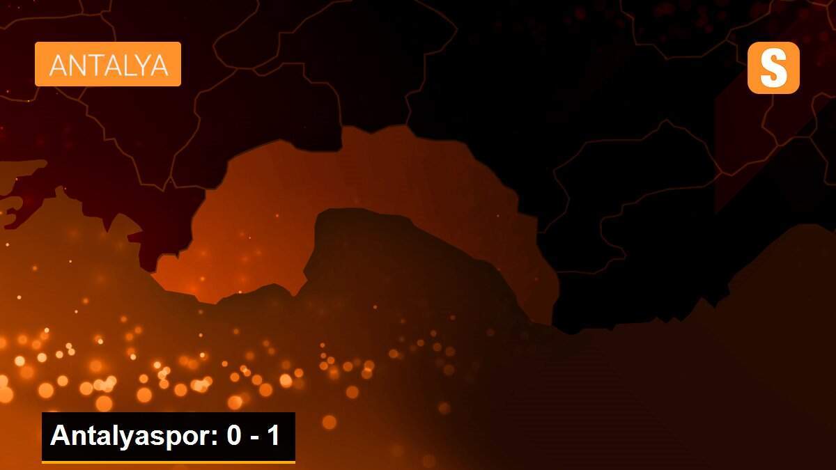 Antalyaspor: 0 - 1