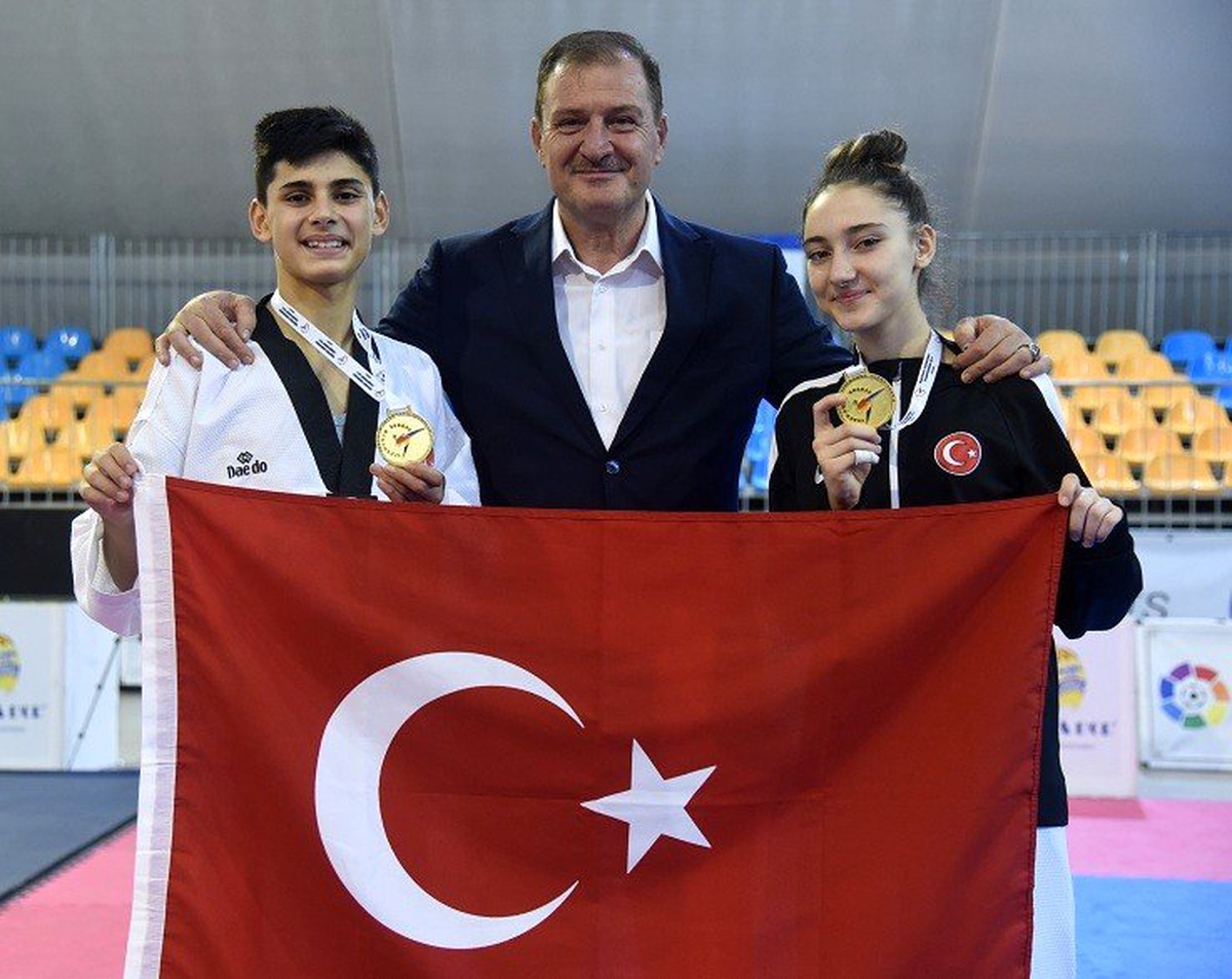Avrupa Gençler Taekwondo Şampiyonası\'nda 2 altın madalya
