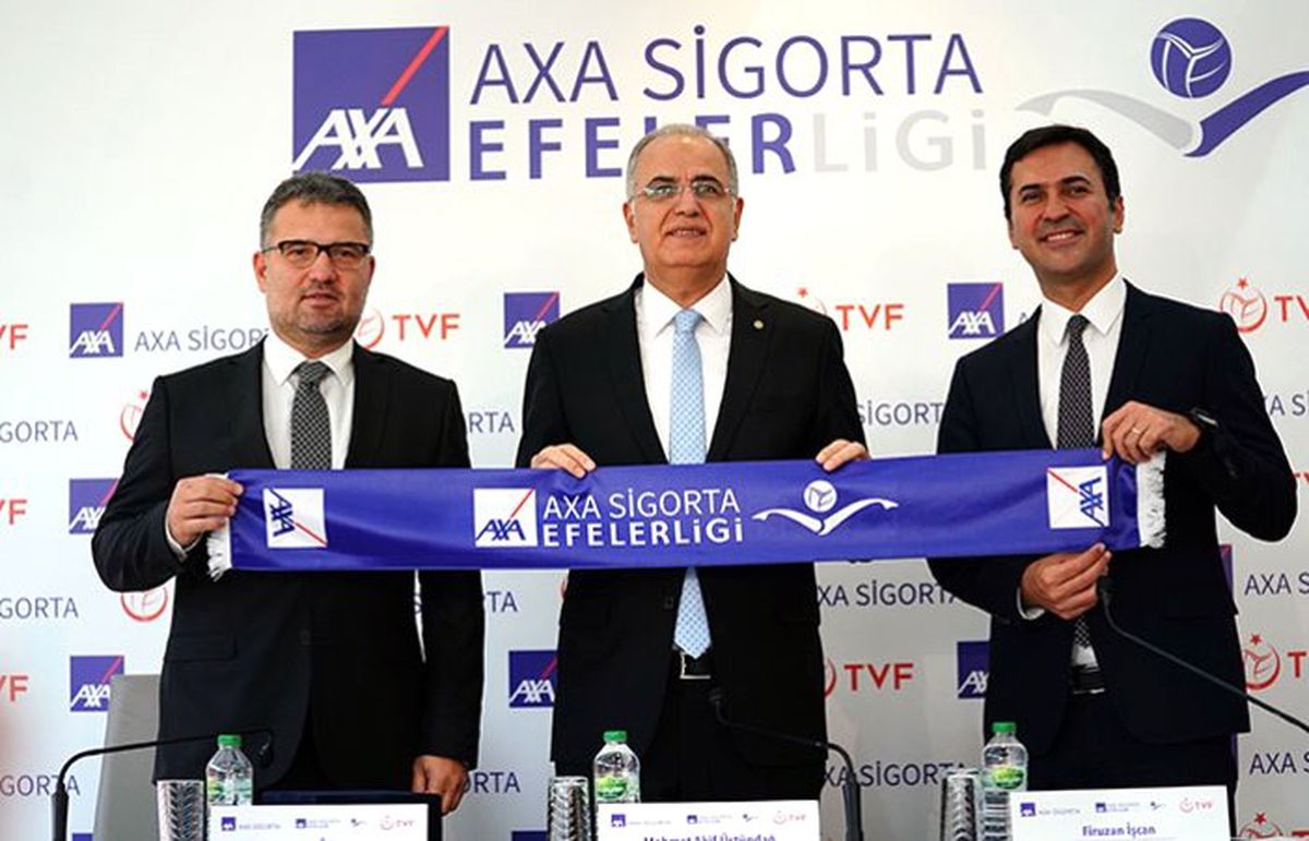 AXA Sigorta, Efeler Ligi\'ne isim sponsoru oldu