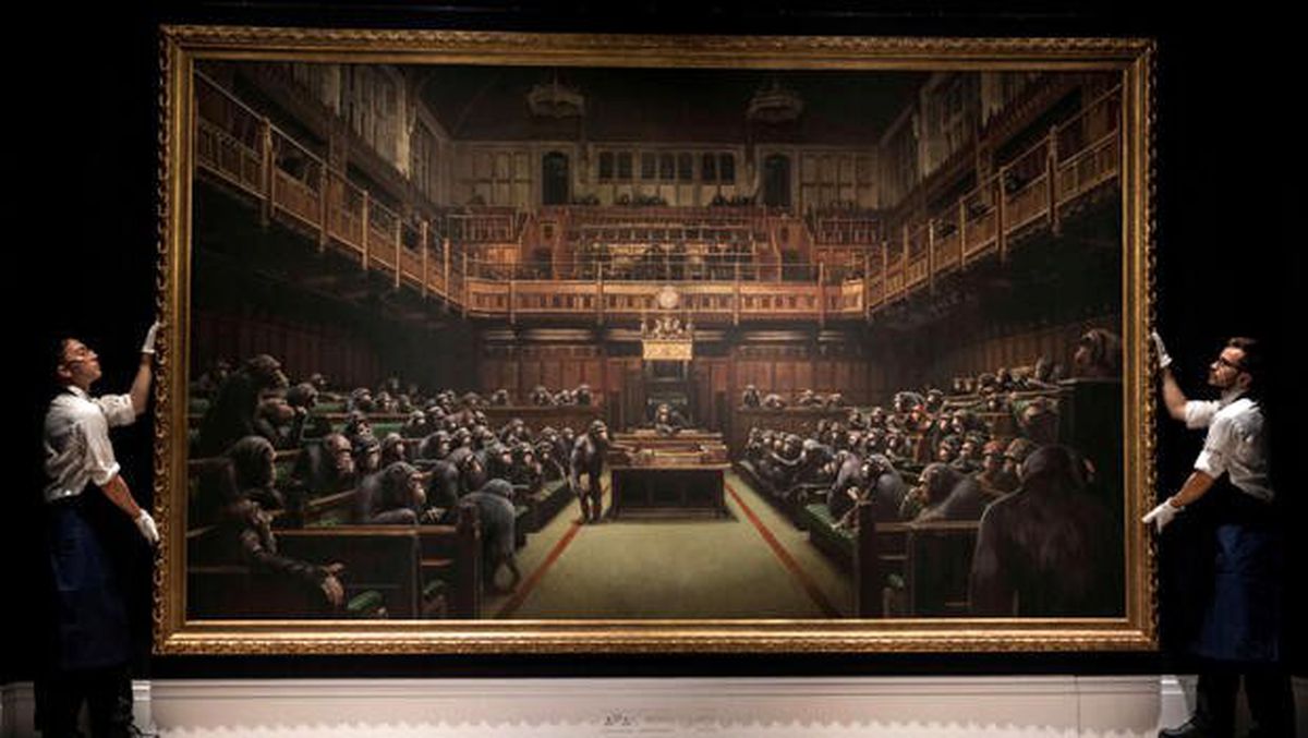 Banksy\'ye 70 milyon TL