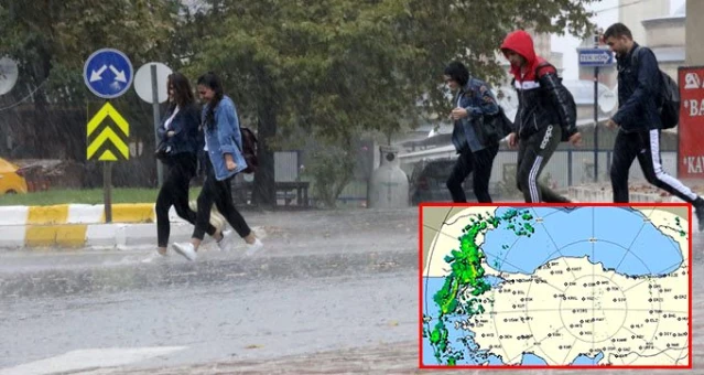 Beklenen yağış Edirne ve Kırklareli'de başladı! İstanbul'a çok az kaldı