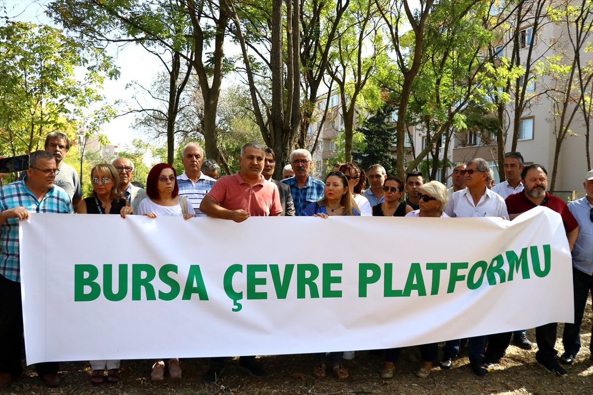 Bursa Çevre Platformu basın açıklaması yaptı