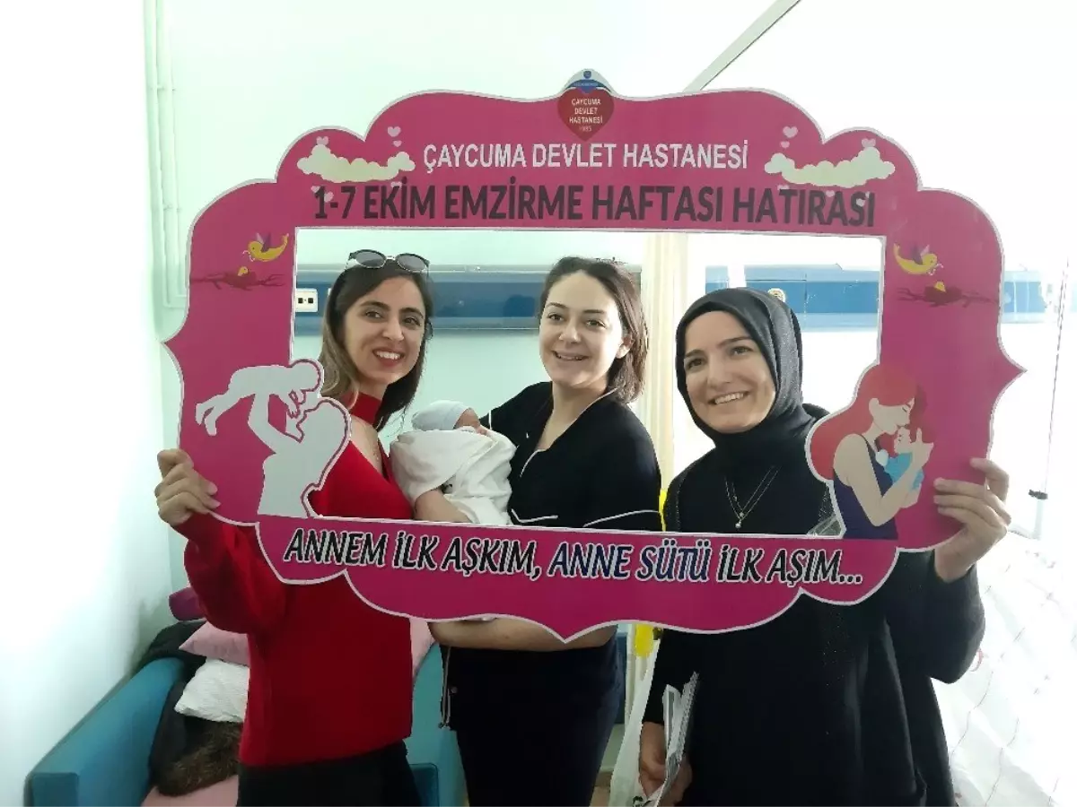 Çaycuma Devlet Hastanesi\'nde Emzirme Haftası etkinliği yapıldı