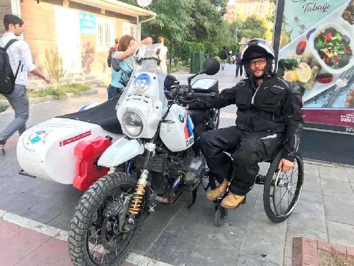 Fransız motosikletçiler batman\'da