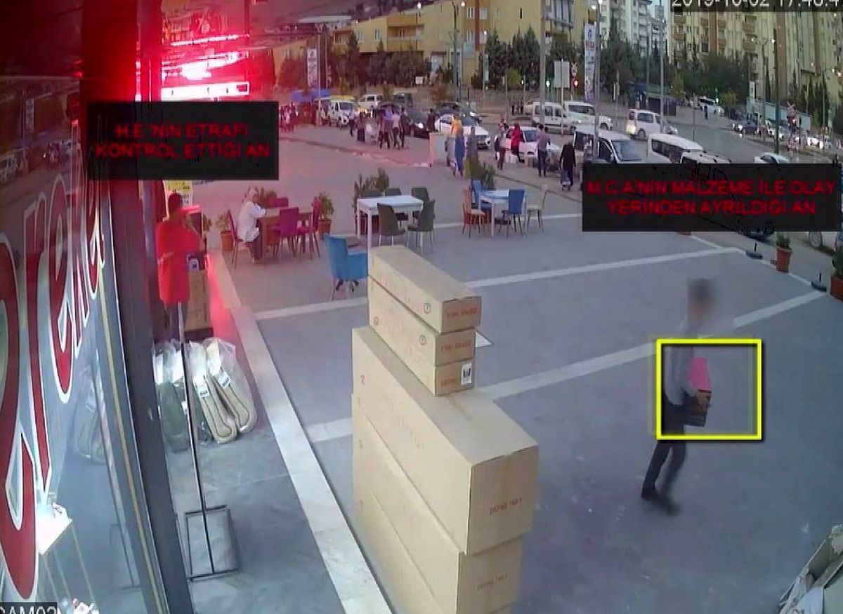 Gaziantep\'te hırsızlık anı kamerada