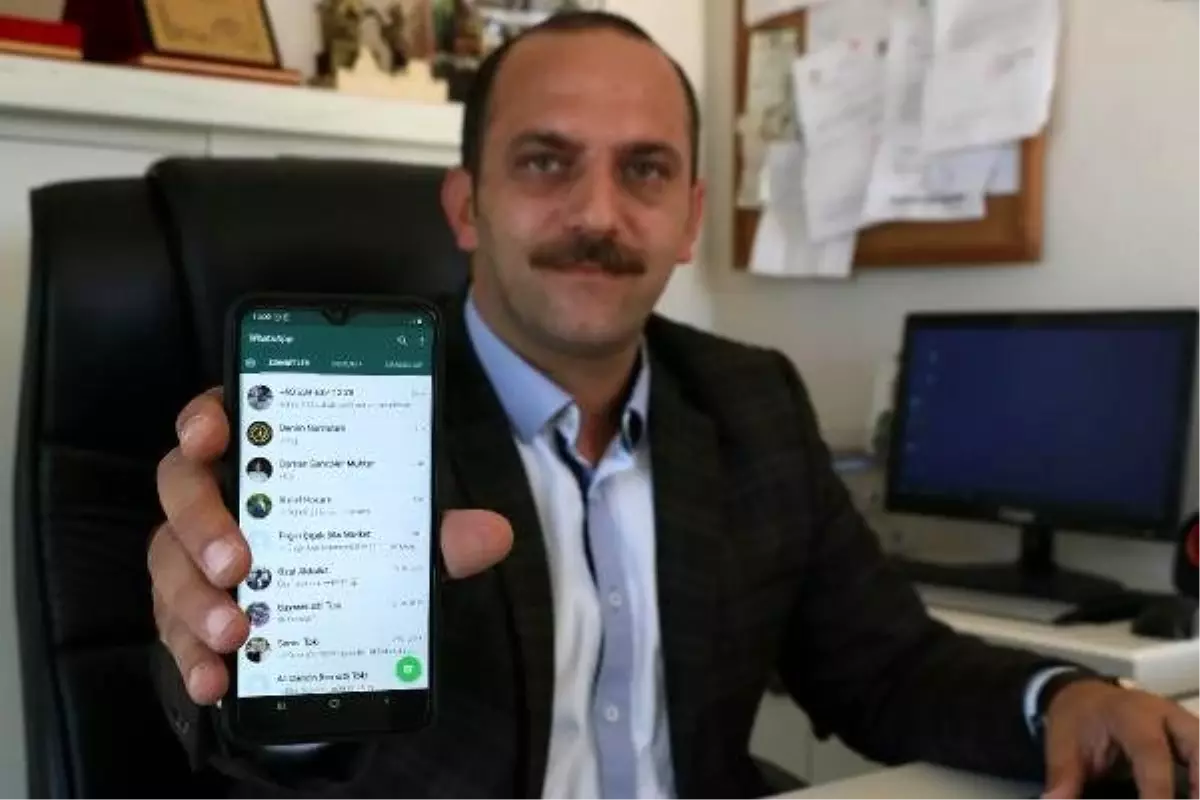 Muhtara sorunlarını whatsapp ihbar hattından iletiyorlar