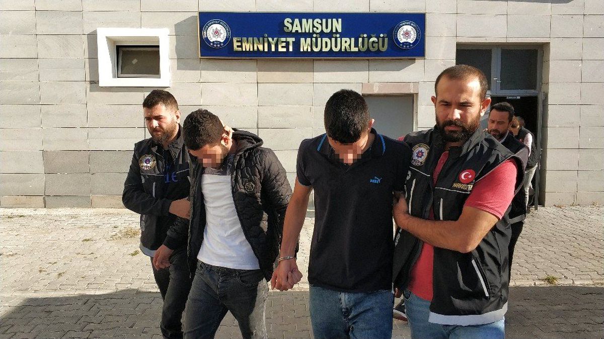 Samsun\'da uyuşturucu ticaretinden 8 kişi adliyeye sevk edildi