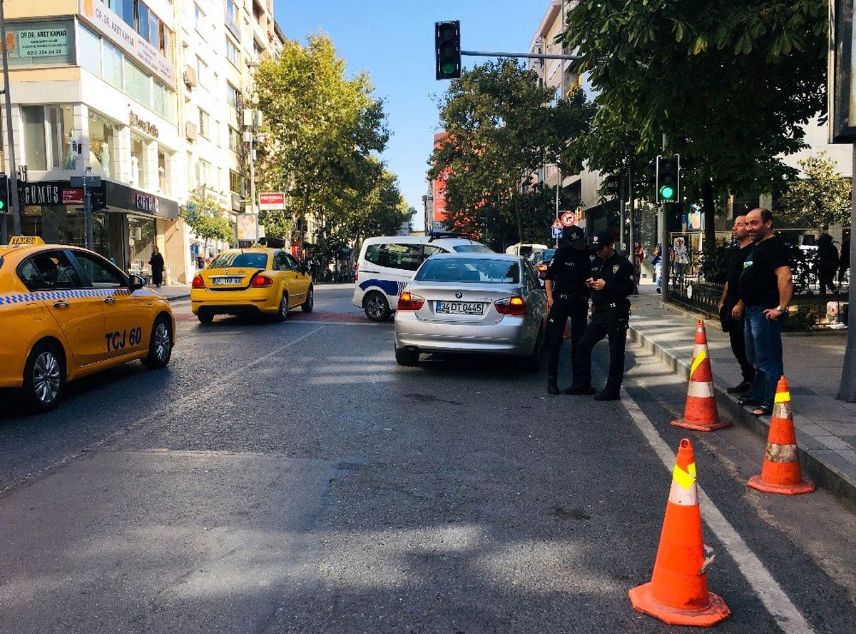Şişli\'de akıl almaz kaza : 1 yaralı
