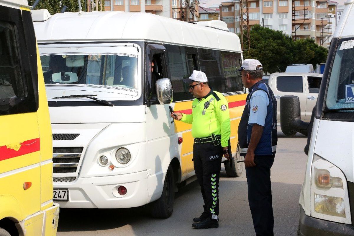 Van\'da toplu ulaşım araçlarında denetim