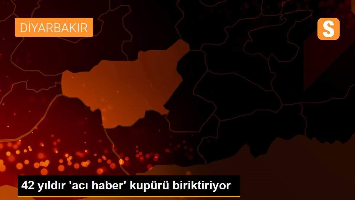 42 yıldır \'acı haber\' kupürü biriktiriyor