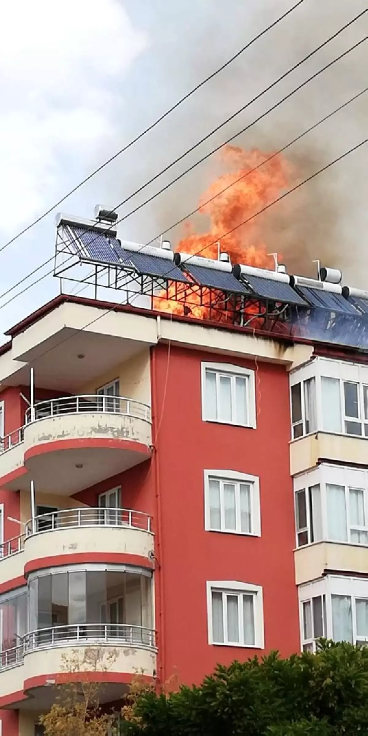 7 katlı binada yangın: 9 kişi hastaneye kaldırıldı