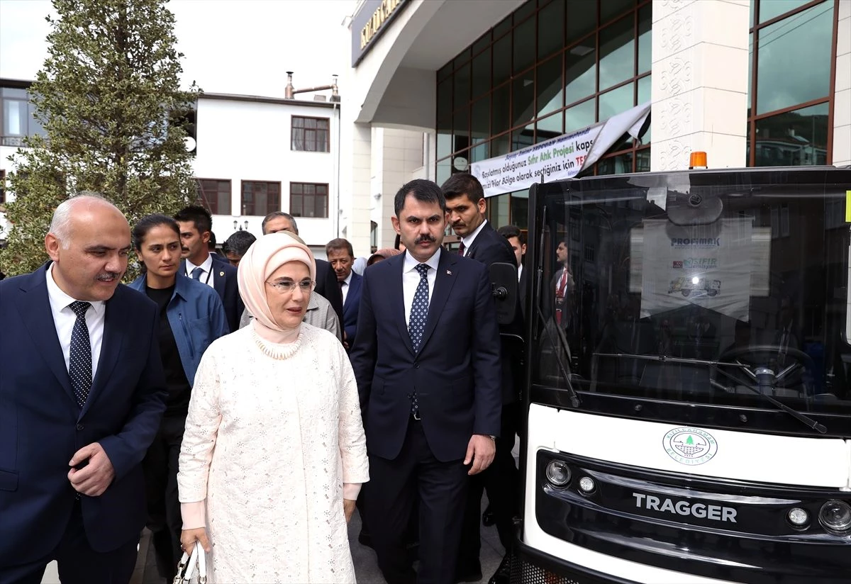 Emine Erdoğan, Kızılcahamam\'da Sıfır Atık Projesi\'ni inceledi