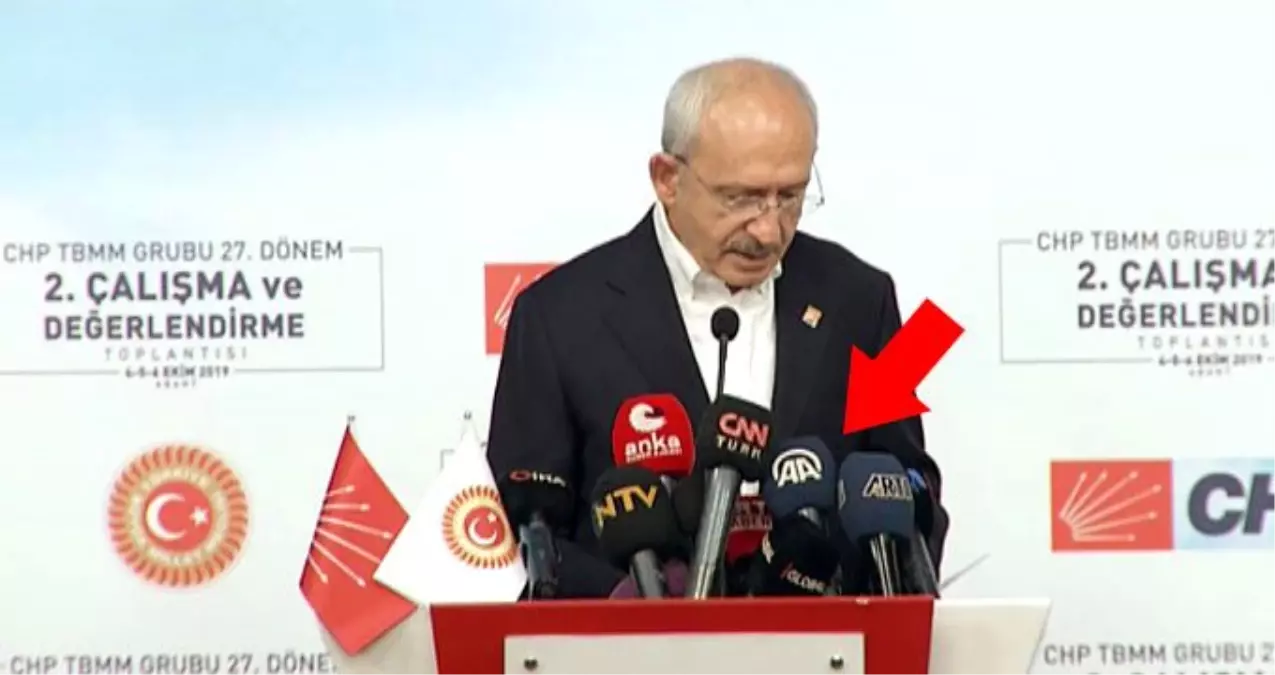 Erdoğan\'ın konuşma yaptığını öğrenen Kılıçdaroğlu, konuşmasını yarıda kesti