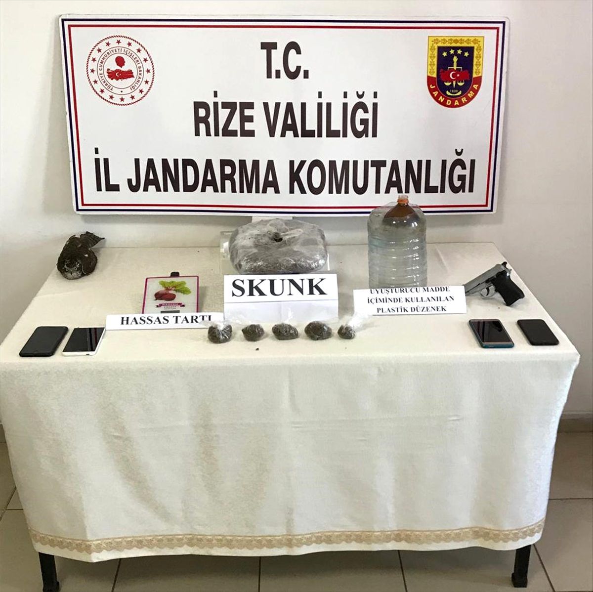 Rize\'de uyuşturucu operasyonu
