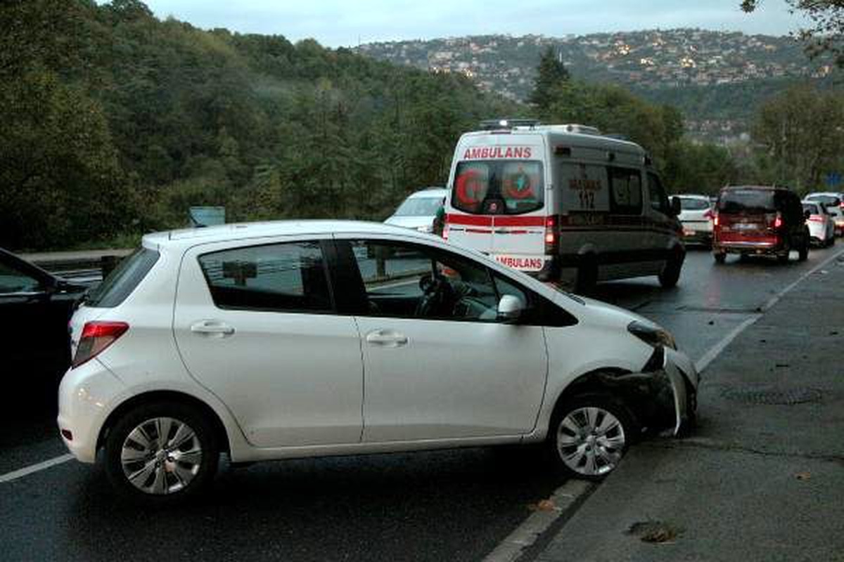 Sarıyer\'de zincirleme trafik kazası
