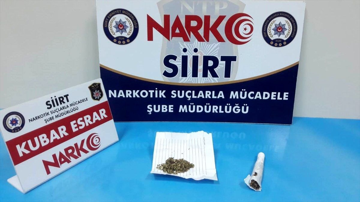 Siirt\'teki uyuşturucu operasyonları