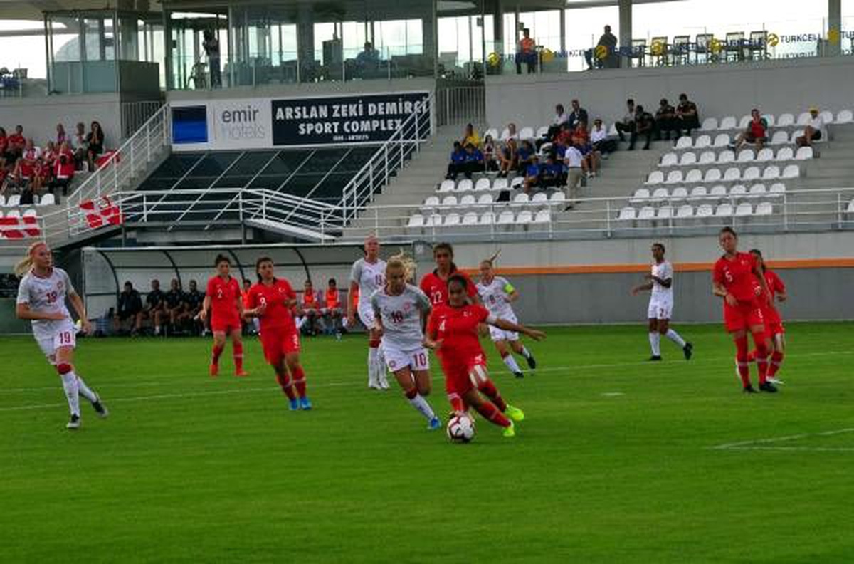 U19 kadın milliler, danimarka\'ya farklı mağlup oldu