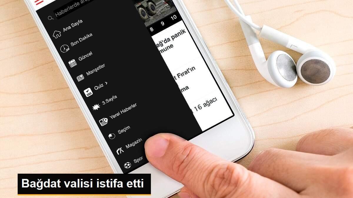 Bağdat valisi istifa etti