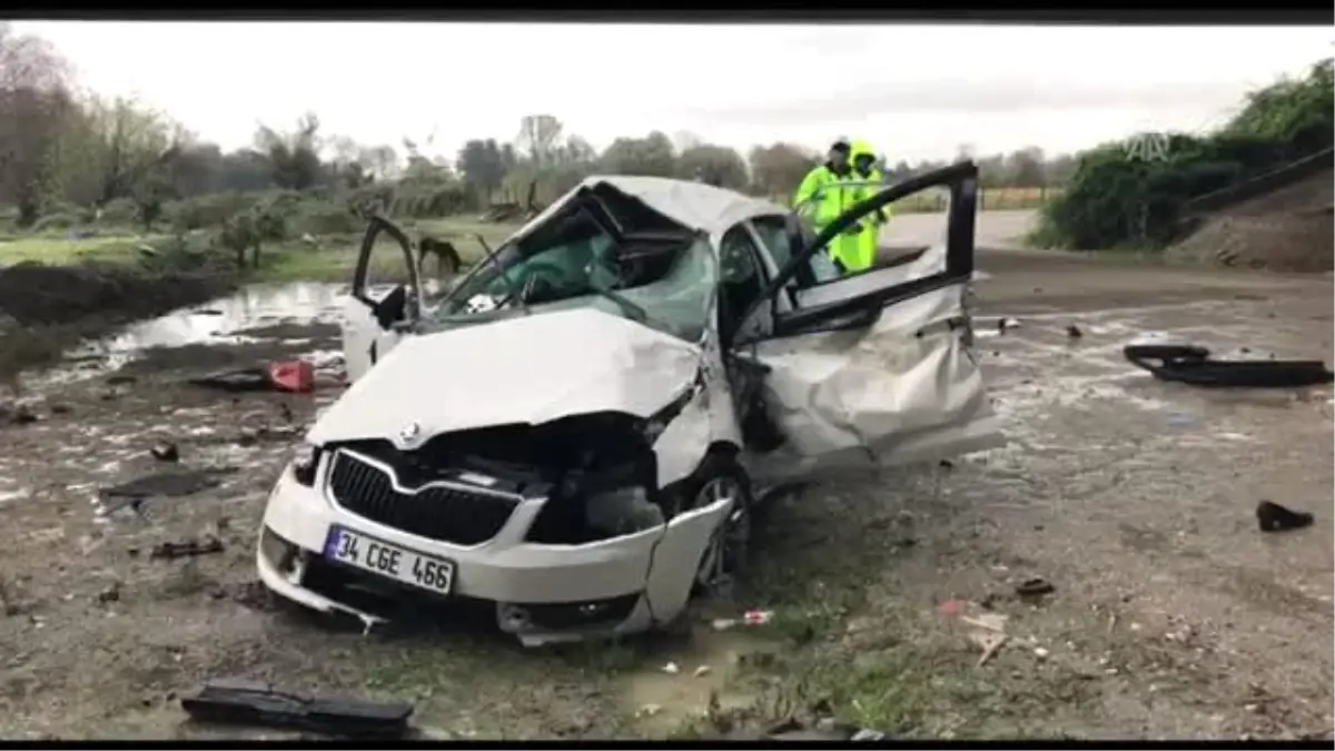 Otomobil viyadükten düştü: 2 ölü, 2 yaralı (2) - DÜZCE