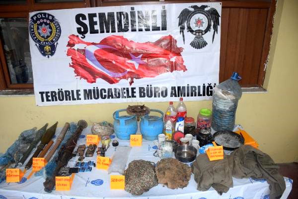 Şemdinli\'de pkk mühimmatı ele geçirildi