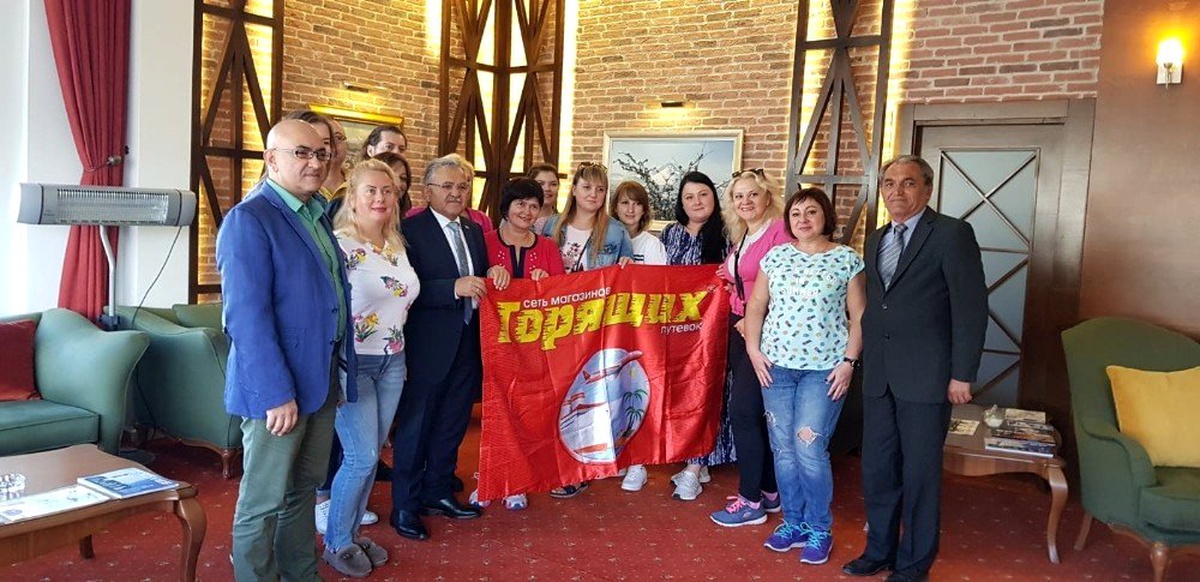 Başkan Büyükkılıç, Ukraynalı turizmcilerle bir araya geldi