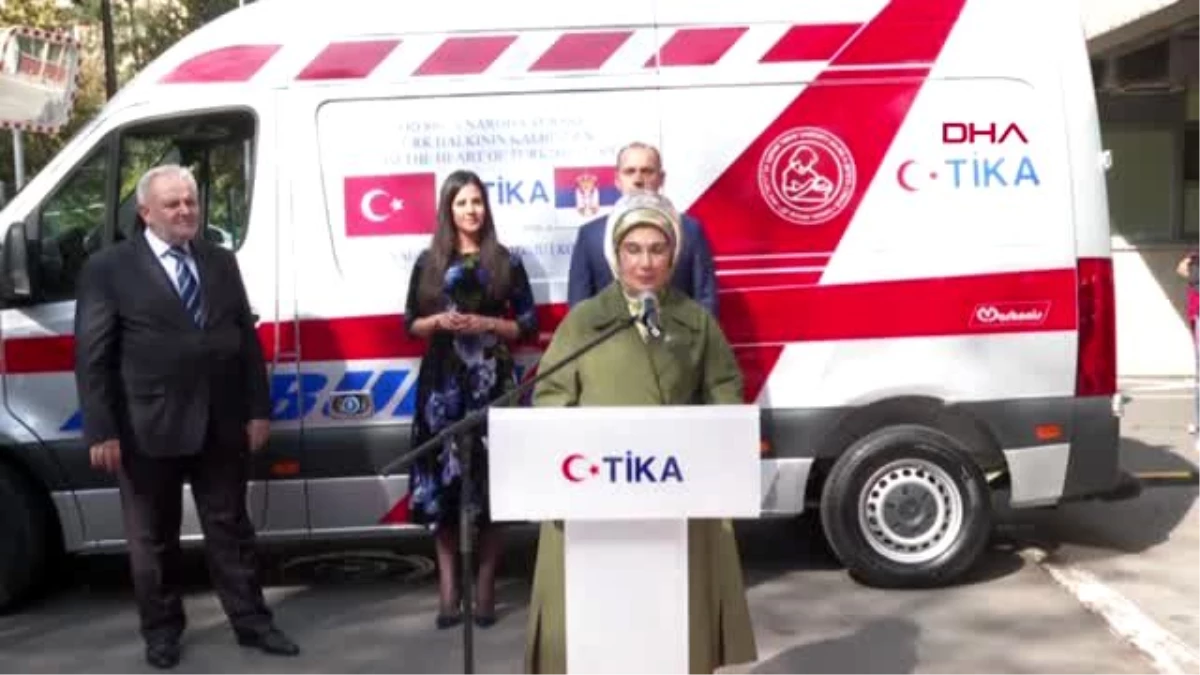 Emine erdoğan, tika tarafından bağışlanan ambulansın teslim törenine katıldı