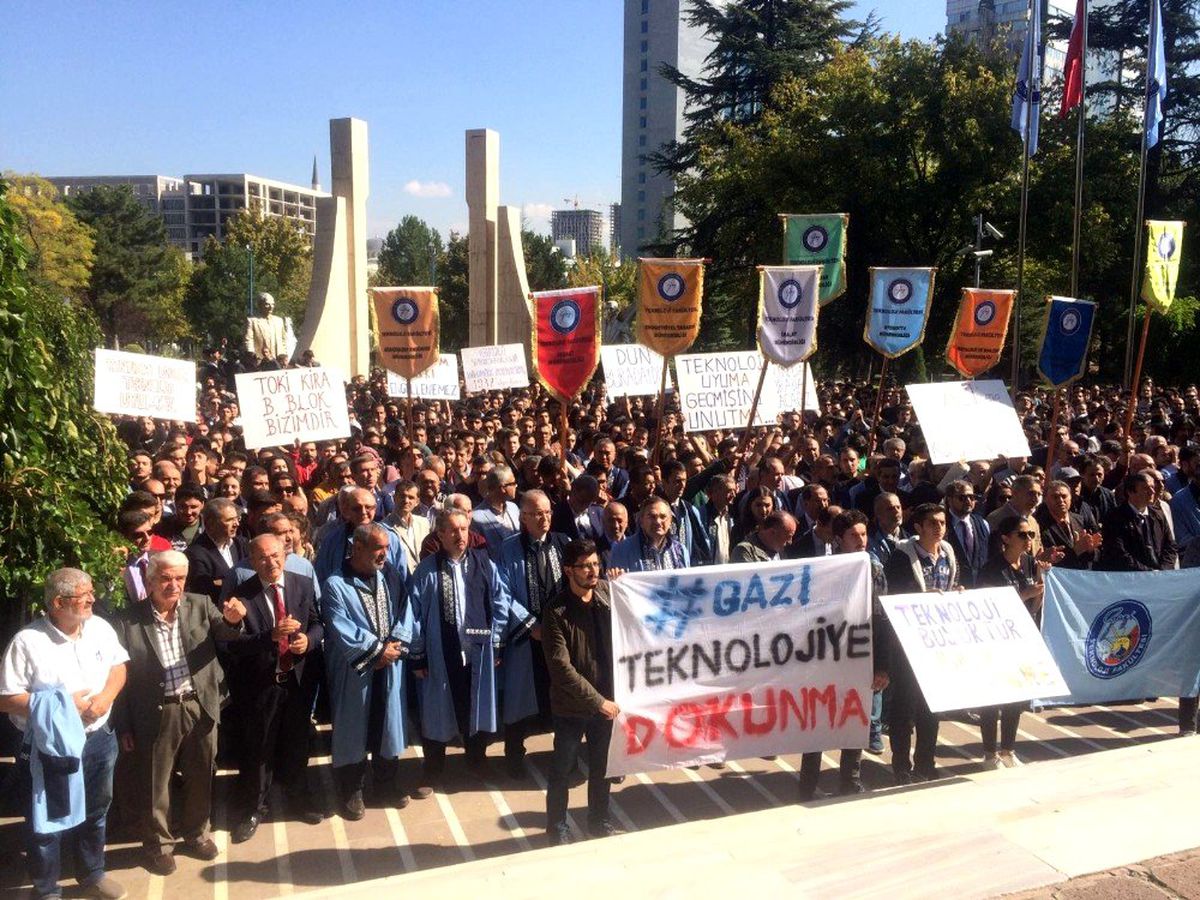Gazi Üniversitesinde bina tartışması devam ediyor
