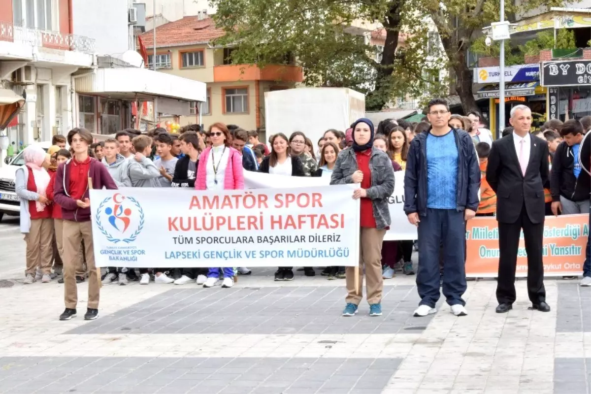 Lapseki\'de \'Amatör Spor Kulüpleri Haftası\' faaliyetleri