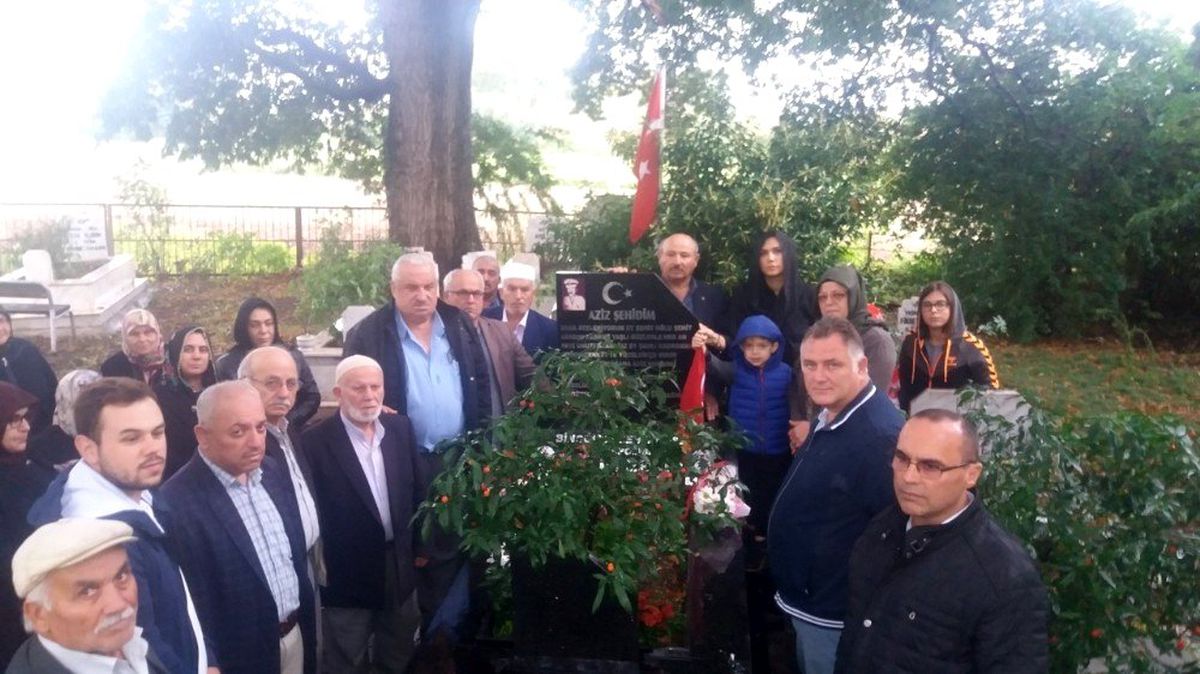 Şehit polis memuru Salih Ersin kabri başında anıldı
