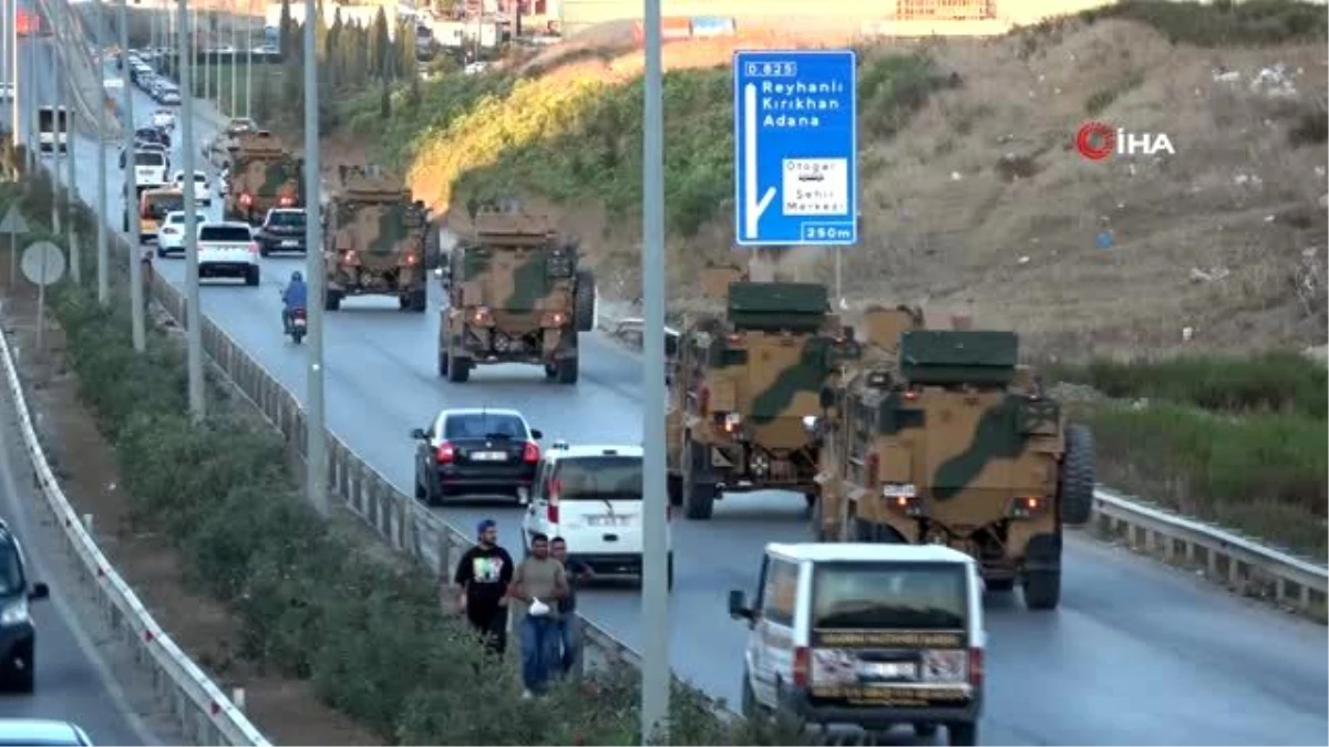 Suriye sınırına askeri araç sevkiyatı devam ediyor