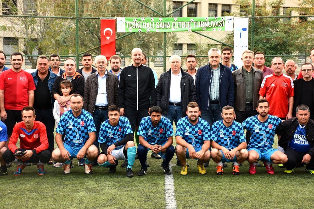 TESKİ Halı Saha Futbol Turnuvası başladı
