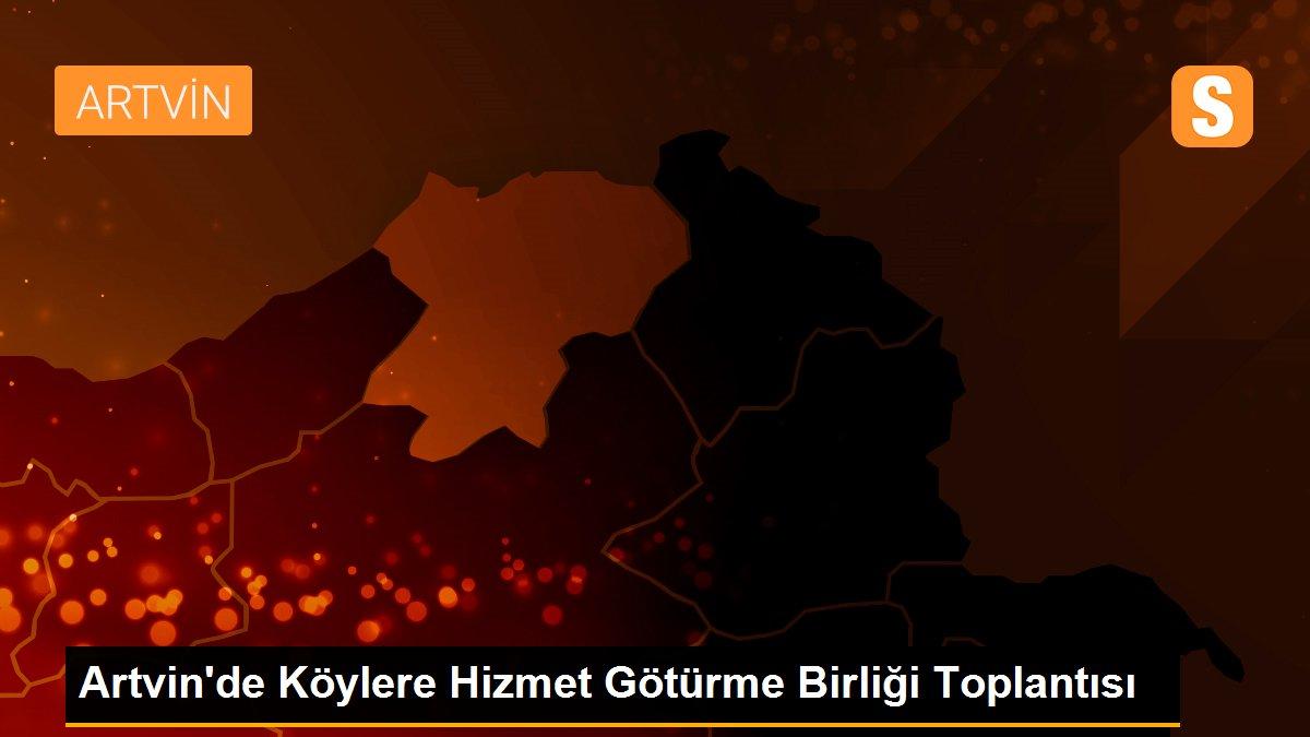 Artvin\'de Köylere Hizmet Götürme Birliği Toplantısı