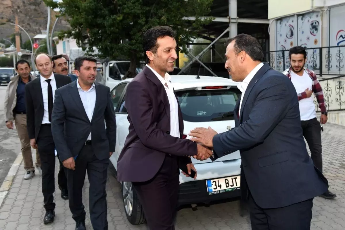 Başkan Şeylan\'dan Başkan Kuncu\'ya ziyaret