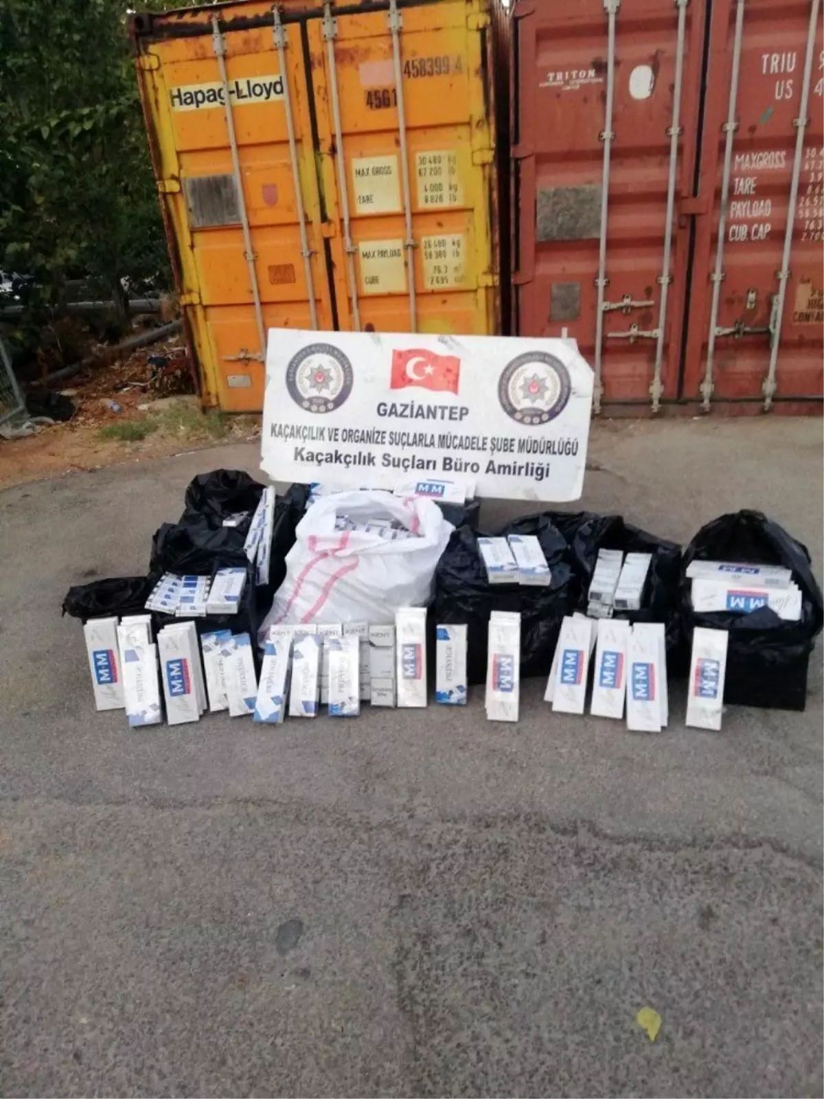 Gaziantep\'te 6 bin 250 paket kaçak sigara ele geçirildi