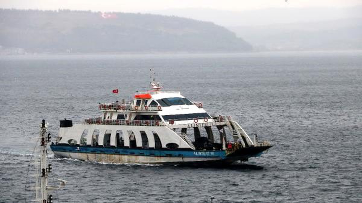 Gökçeada\'ya bazı feribot seferleri iptal edildi