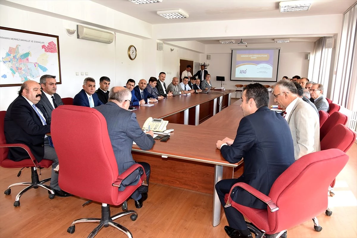 Karaman\'da Acil Durum Koordinasyon Kurulu Toplantısı