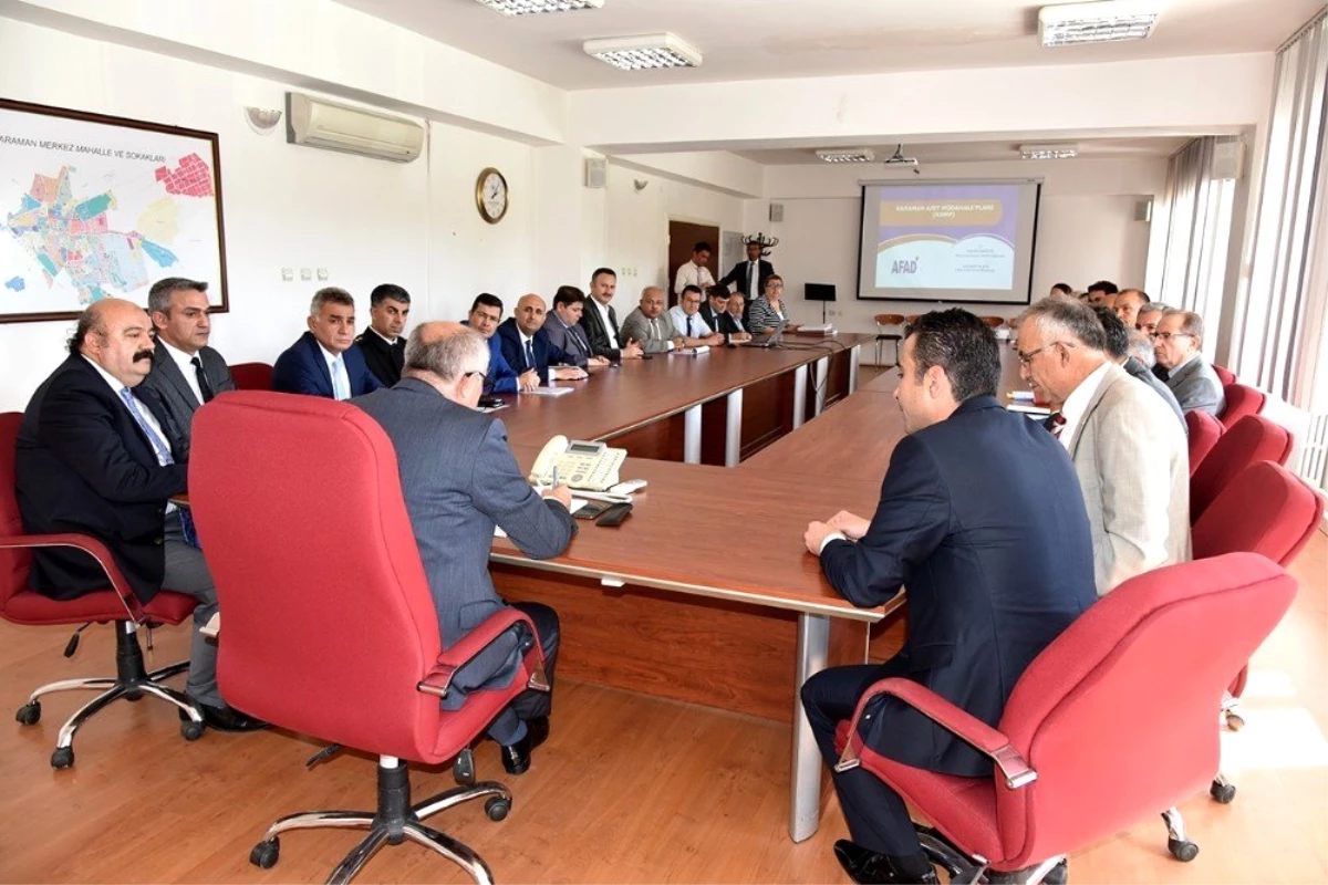 Karaman\'da İl Afet ve Acil Durum Koordinasyon Kurulu toplantısı