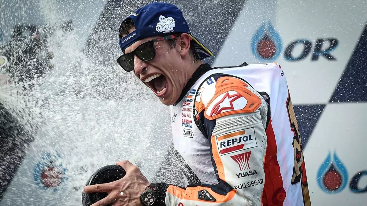 Marc Marquez üst üste dört, son yedi yılda altıncı kez şampiyon!